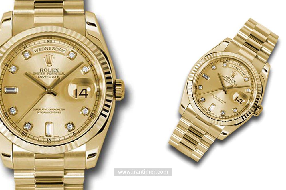 بررسی قیمت ساعت مچی مردانه رولکس مدل 118238 chdp Gold